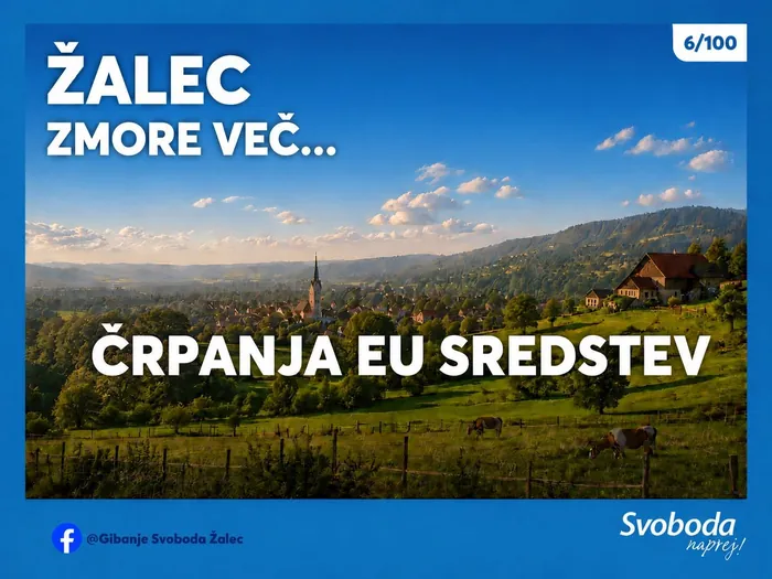 Objava 6/100 – Žalec zmore več… črpanja EU sredstev.