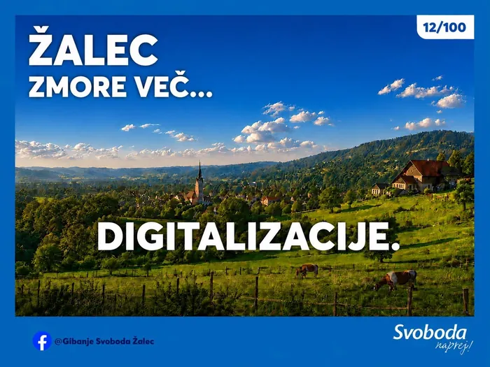 Objava 12/100 – Žalec zmore več… digitalizacije.