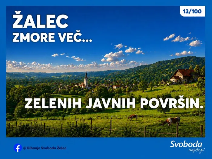 Objava 13/100 – Žalec zmore več… zelenih javnih površin.