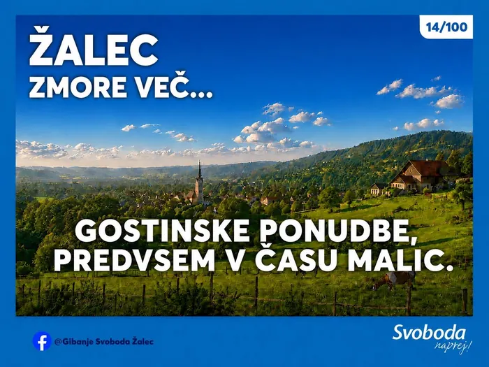 Objava 14/100 – Žalec zmore več… gostinske ponudbe, predvsem v času malic.