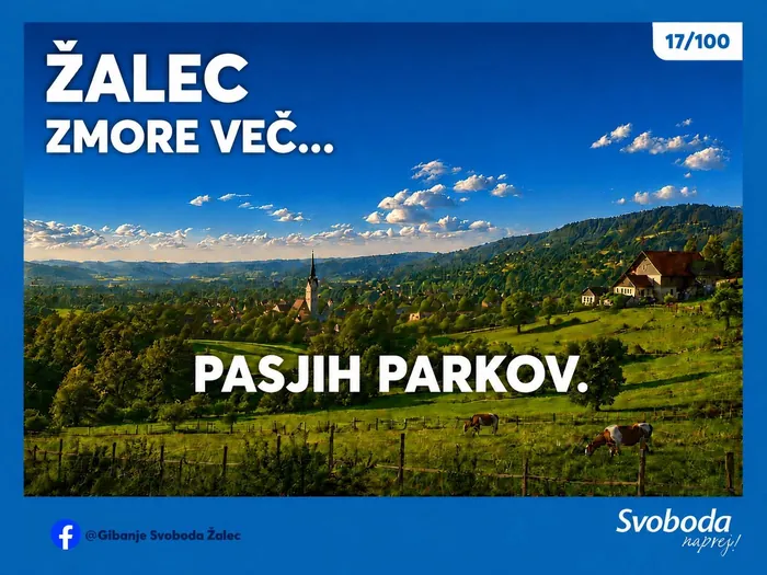 Objava 17/100 – Žalec zmore več… pasjih parkov.