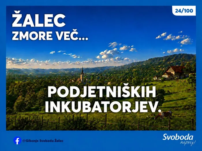 Objava 24/100 – Žalec zmore več… podjetniških inkubatorjev.