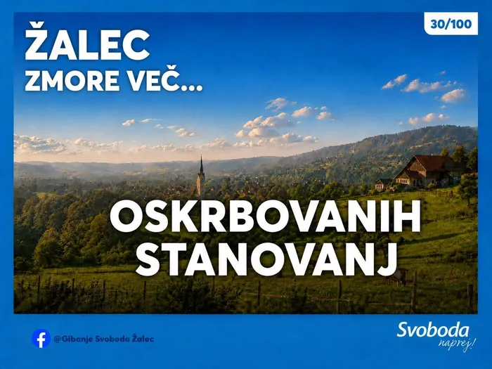 Objava 30/100 – Žalec zmore več… oskrbovanih stanovanj.