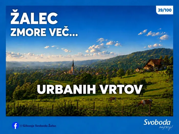 Objava 39/100 – Žalec zmore več… urbanih vrtov.