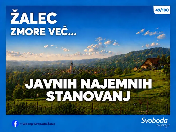 Objava 49/100 – Žalec zmore več… javnih najemnih stanovanj.
