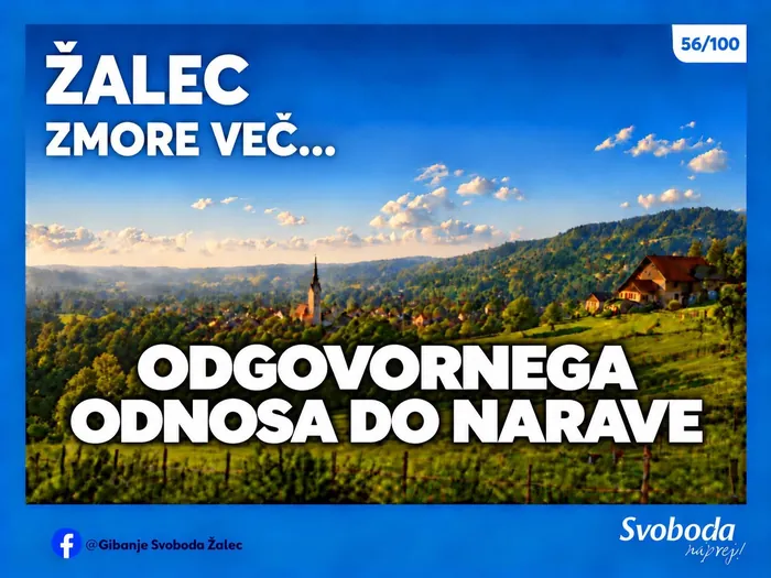 Objava 56/100 – Žalec zmore več… odgovornega odnosa do narave.