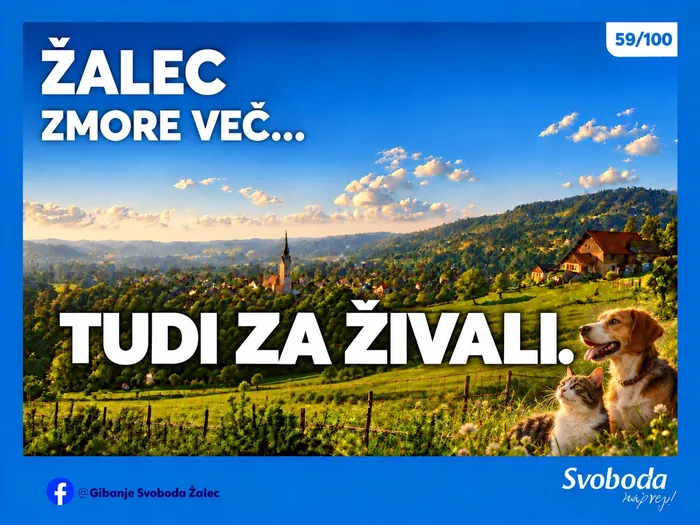 Objava 59/100 – Žalec zmore več… tudi za živali.
