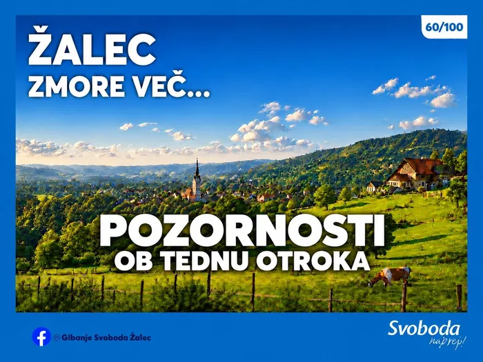 Objava 60/100 – Žalec zmore več… pozornosti ob Tednu otroka.