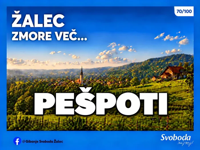Objava 70/100 – Žalec zmore več… pešpoti.